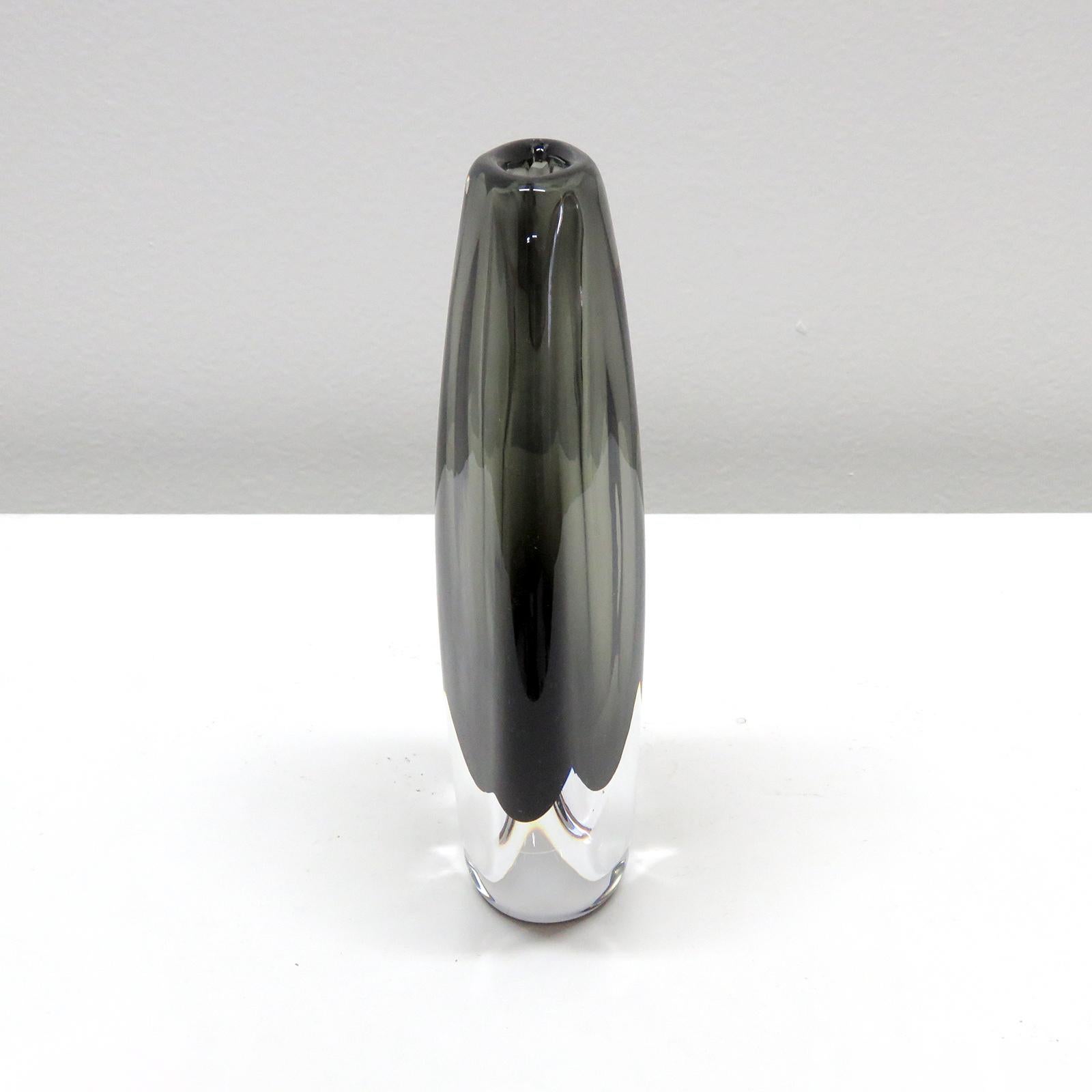 Mid-Century Modern Nils Landberg Vase for Orrefors, 1965 For Sale