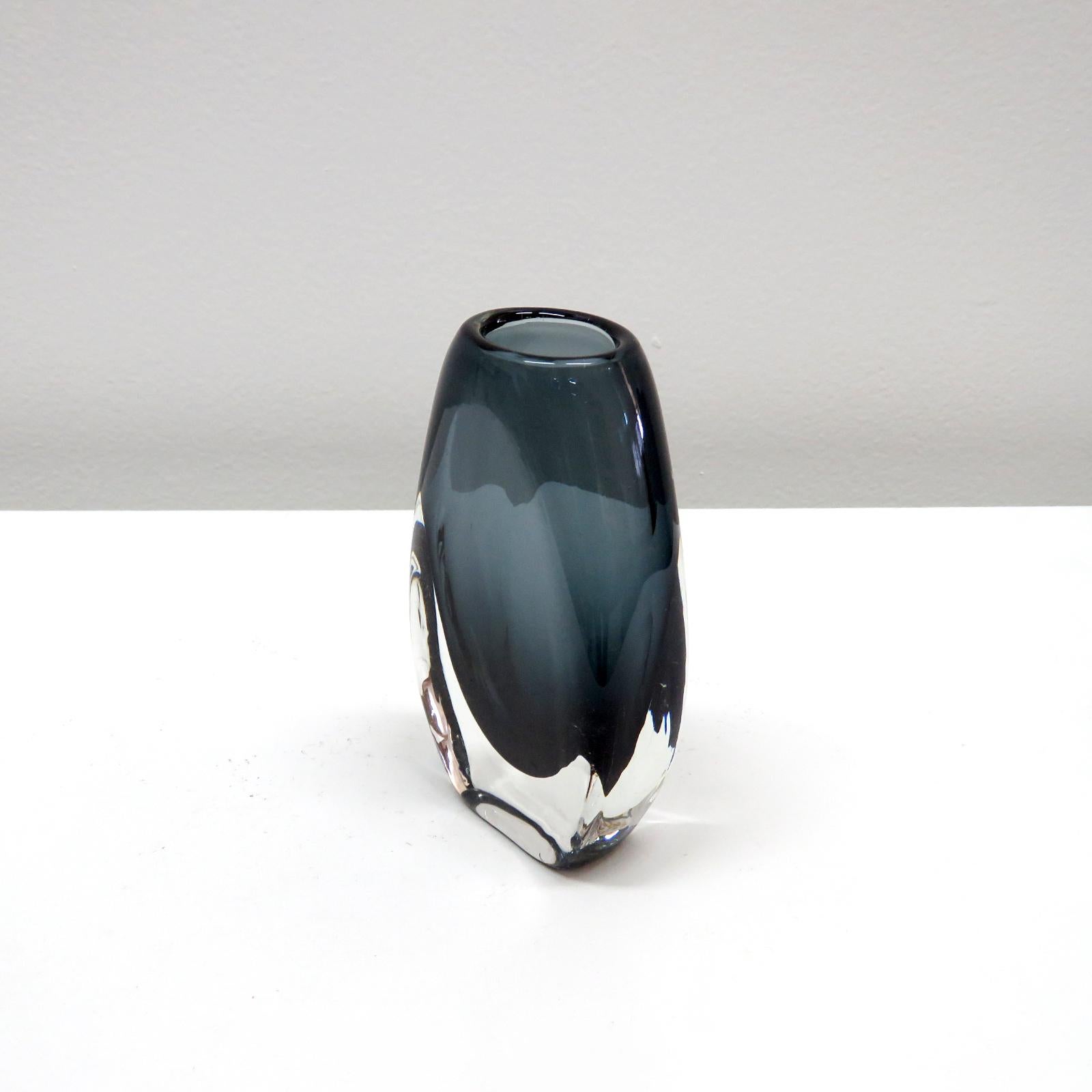 Swedish Nils Landberg Vase for Orrefors, 1965 For Sale