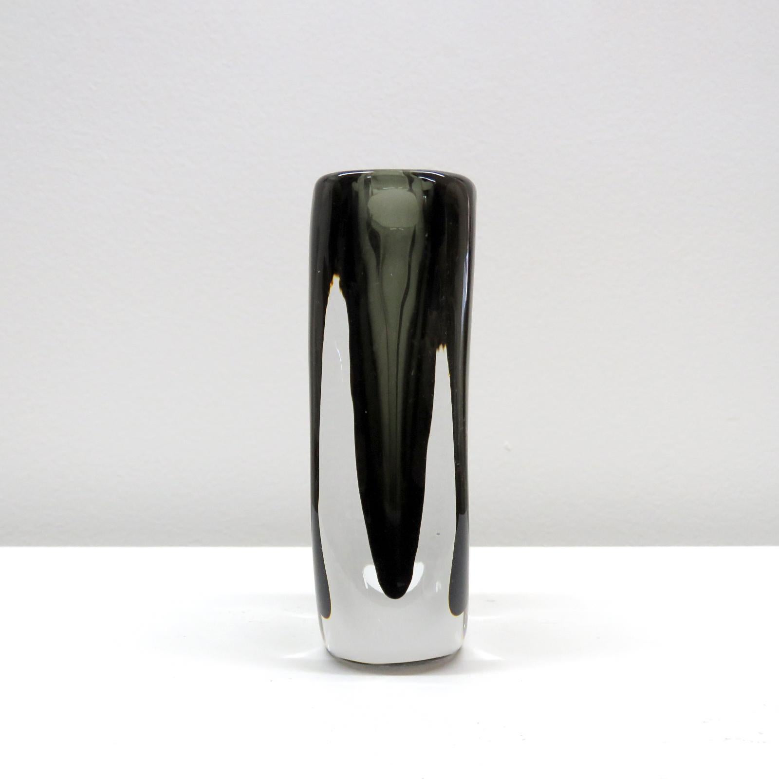 Hand-Crafted Nils Landberg Vase for Orrefors, 1965