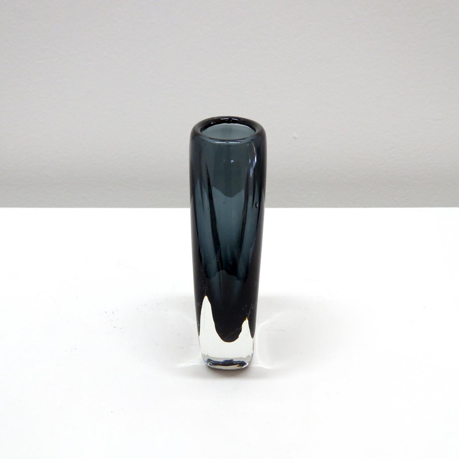Hand-Crafted Nils Landberg Vase for Orrefors, 1965 For Sale