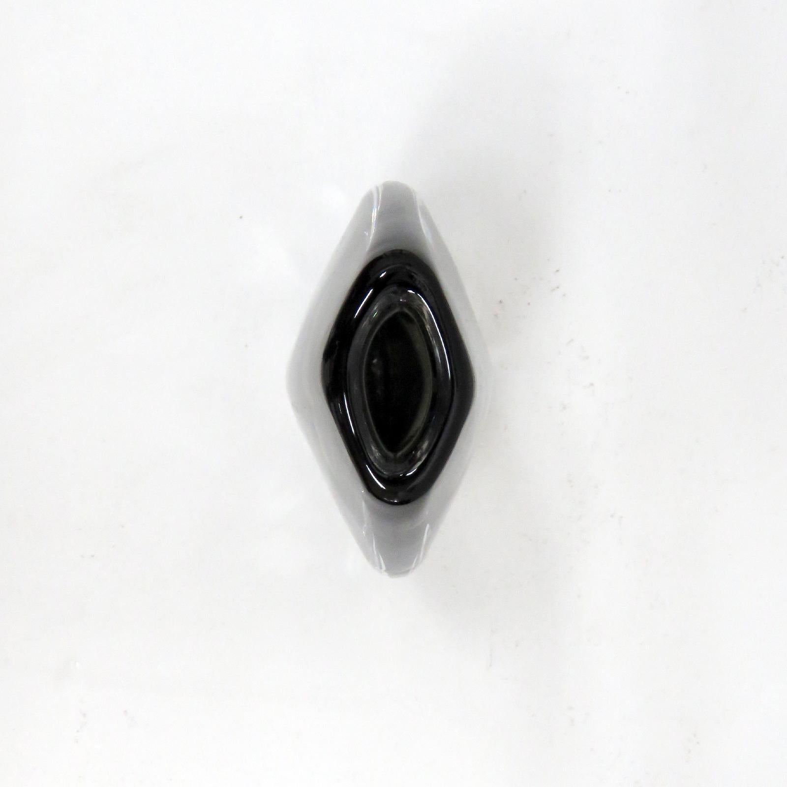 Glass Nils Landberg Vase for Orrefors, 1965 For Sale