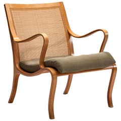 Vintage Nils Rooth "Vienna" Beech Chair for Swedese Möbler AP, Sweden, 1975