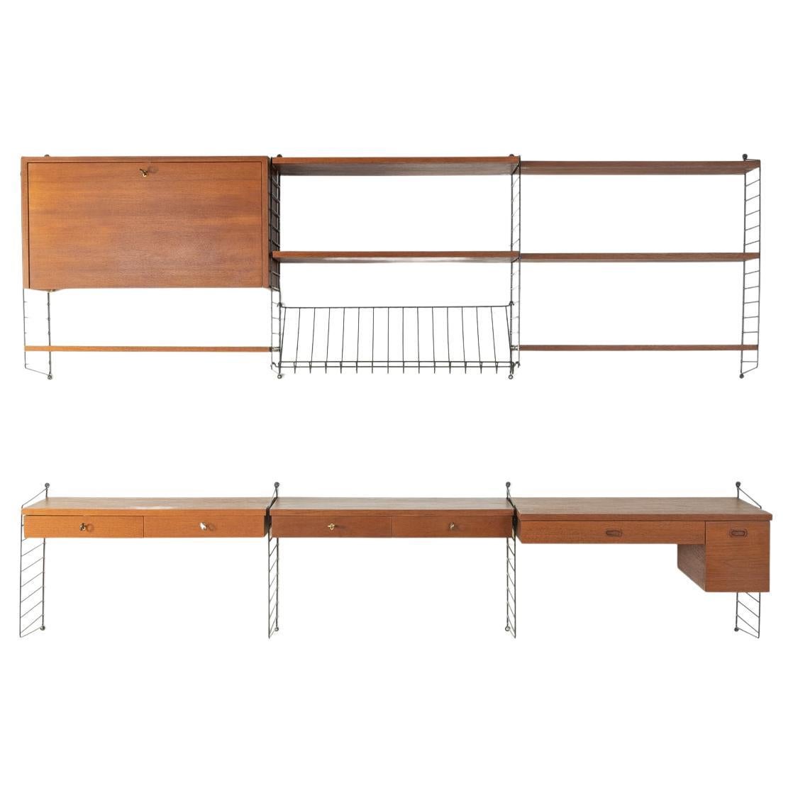 Original String Design Shelving System, Designed by Nils Strinning