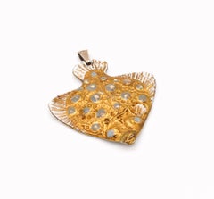 Nils Thorsson 1968 Anton Michelsen Ciondolo astratto in porcellana in A. Silver