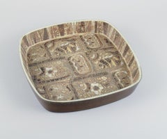 Nils Thorsson and Johanne Gerber for Aluminia, Royal Copenhagen. Two dishes