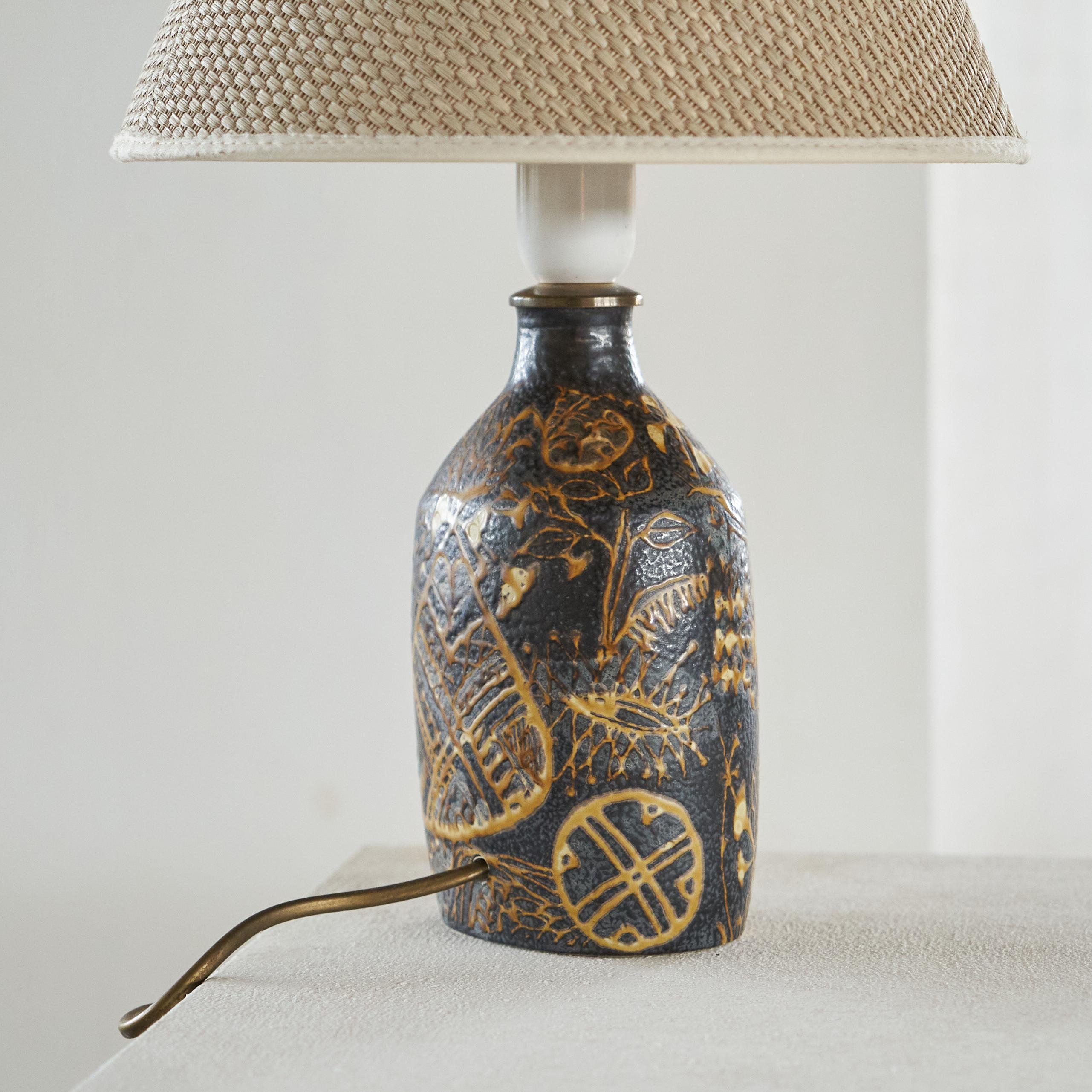 Nils Thorsson 'Baca' Table Lamp for Royal Copenhagen Denmark 1960s For Sale 3