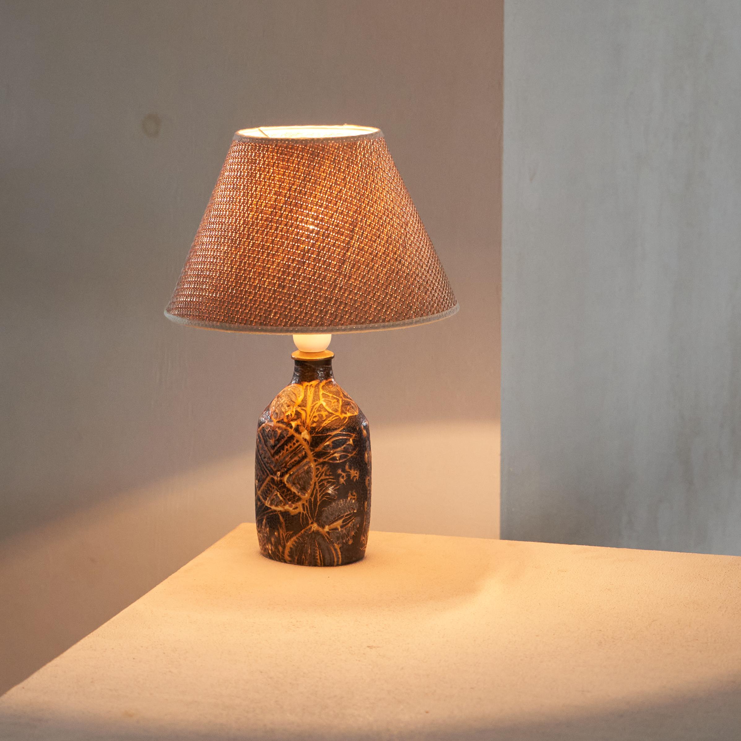 Nils Thorsson 'Baca' Table Lamp for Royal Copenhagen Denmark 1960s In Good Condition For Sale In Tilburg, NL