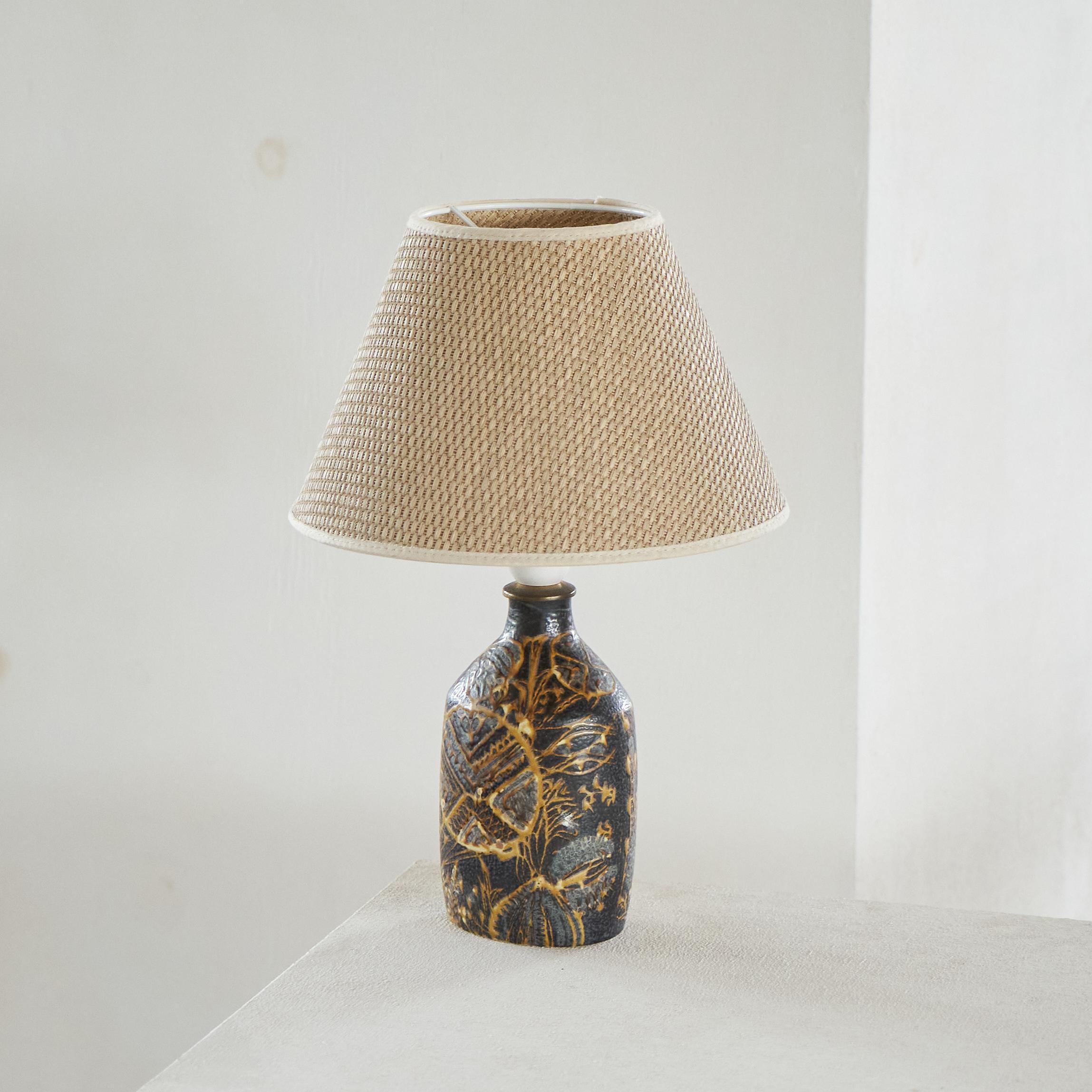 Nils Thorsson 'Baca' Table Lamp for Royal Copenhagen Denmark 1960s For Sale 1