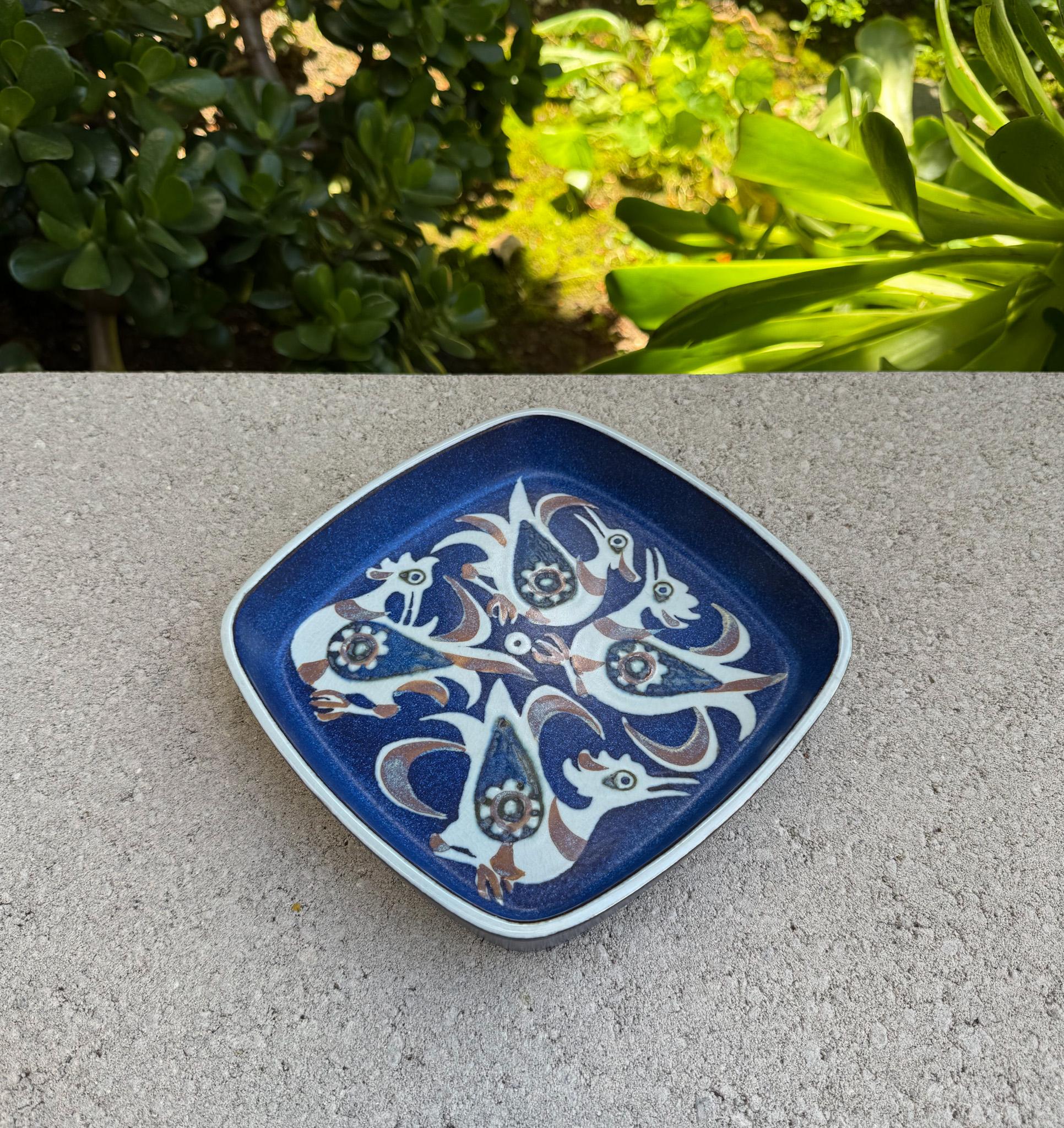 Bol / plateau en céramique de Nils Thorsson pour Royal Copenhagen, Danemark, c.1960 en vente 3