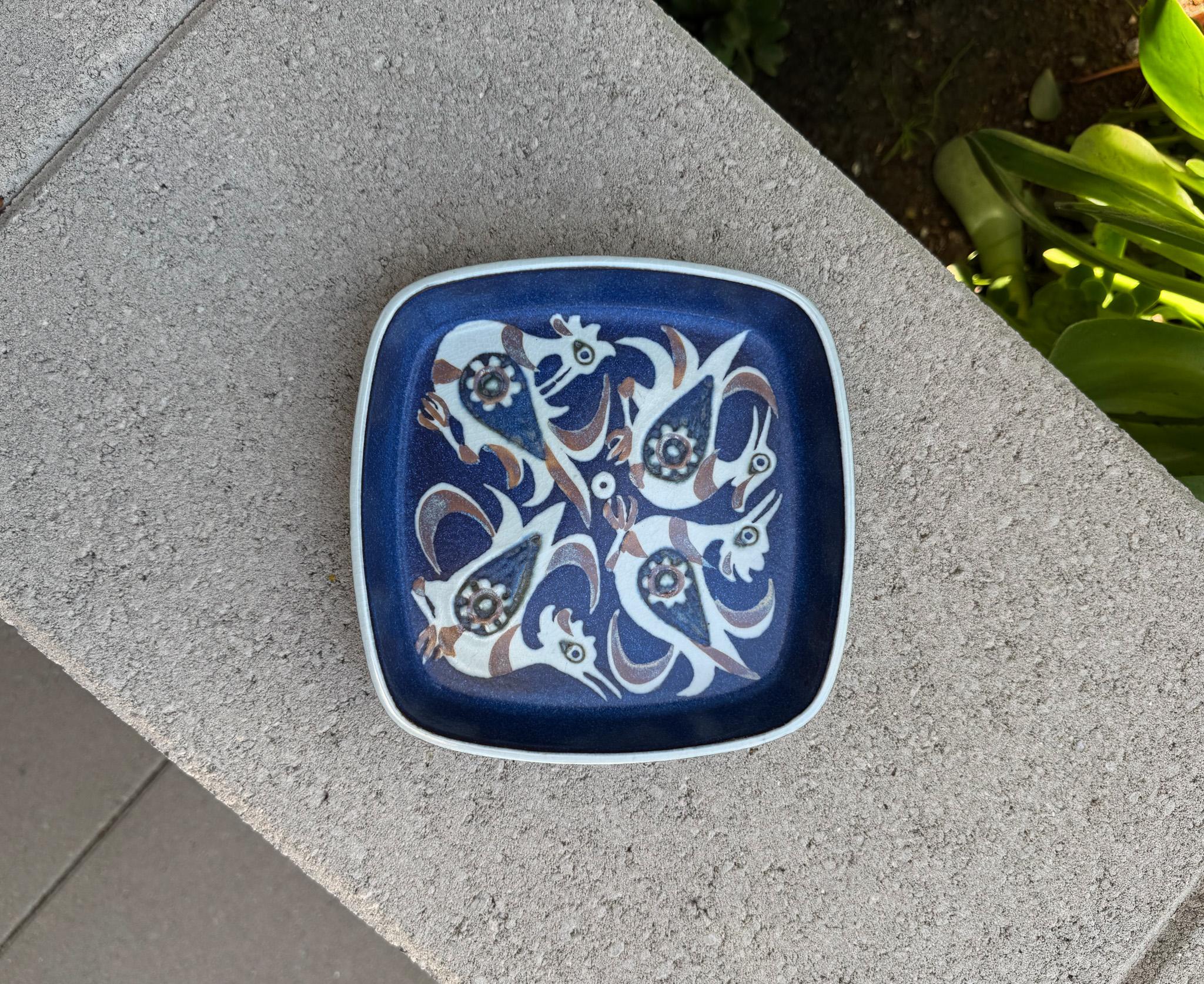 Mid-Century Modern Bol / plateau en céramique de Nils Thorsson pour Royal Copenhagen, Danemark, c.1960 en vente