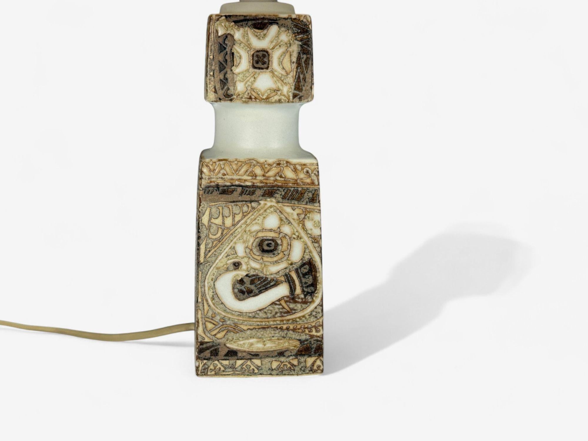 Mid-20th Century Nils Thorsson, Danish Modern, Ceramic, Baca Table Lamp, Denmark, 1960s For Sale