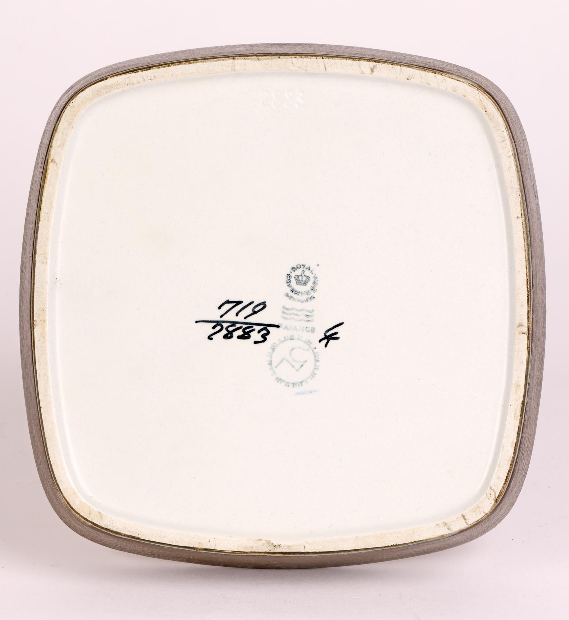 Nils Thorsson Danish Royal Copenhagen Faience Glazed Baca Bowl For Sale 4