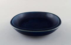 Nils Thorsson for Aluminia, "Marselis" Faience Bowl with Geometric Pattern