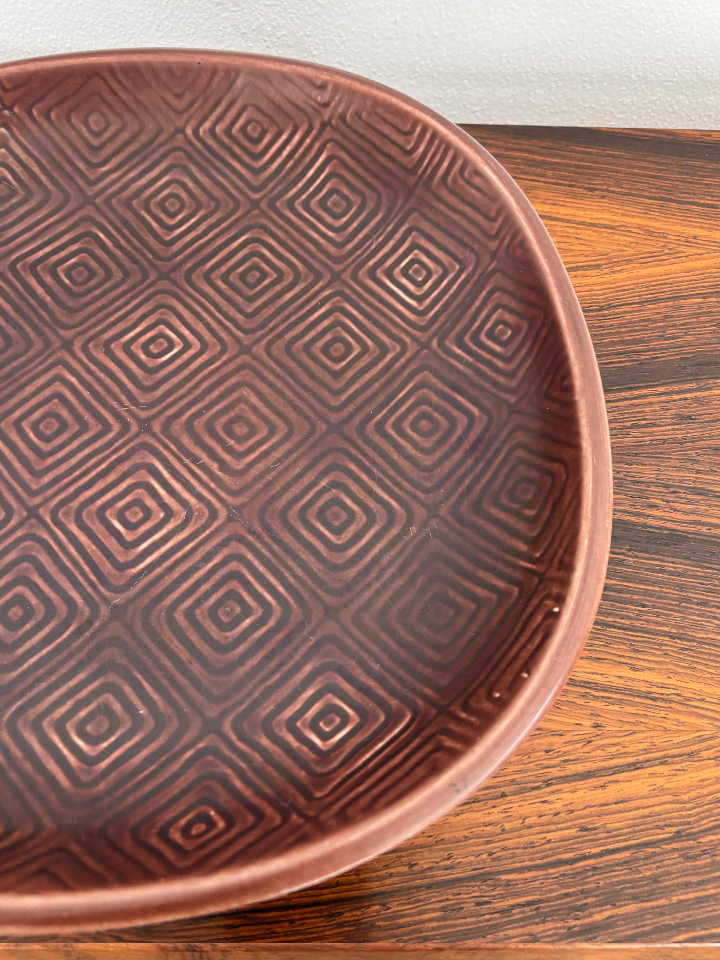 Danish Nils Thorsson for Royal Copenaghen Ceramic Dish Centerpiece, Denmark 1950s For Sale