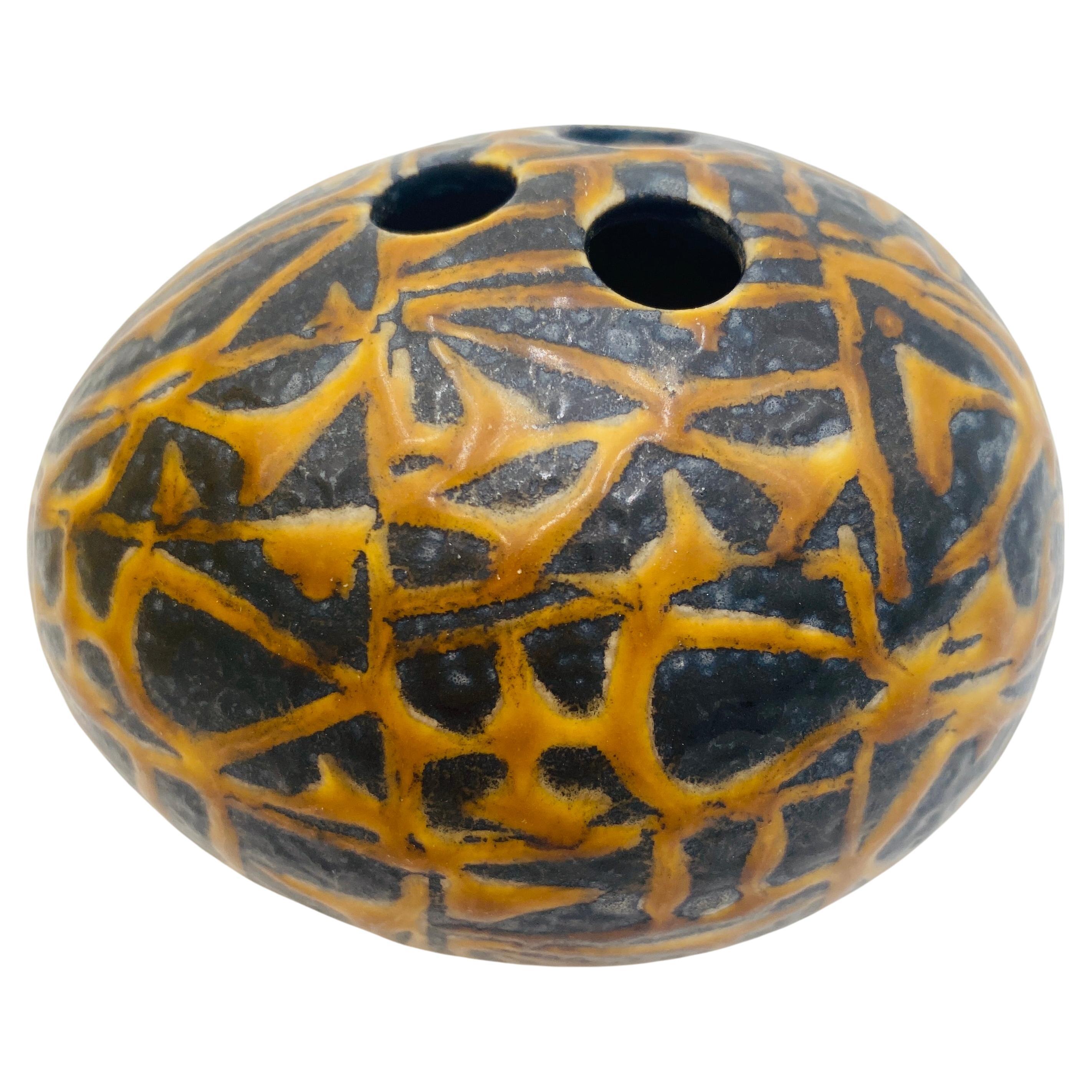Nils Thorsson for Royal Copenhagen Baca Vase Egg Shape Denmark, 1970s