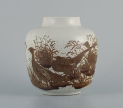 Nils Thorsson for Royal Copenhagen, Earthenware Vase