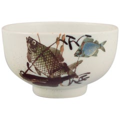 Nils Thorsson for Royal Copenhagen. Faience bowl with fish motifs.