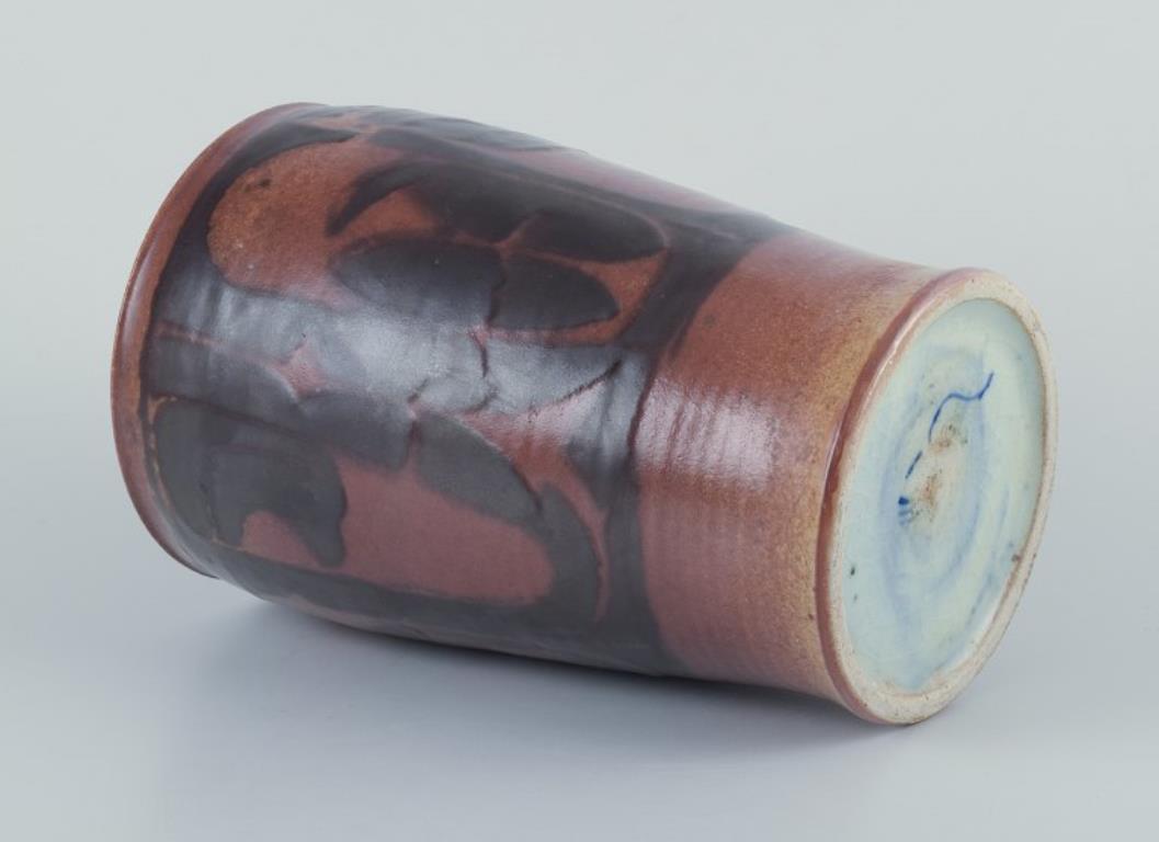 Nils Thorsson per Royal Copenhagen. Grande vaso unico in ceramica. Anni '30/'40 in vendita 1
