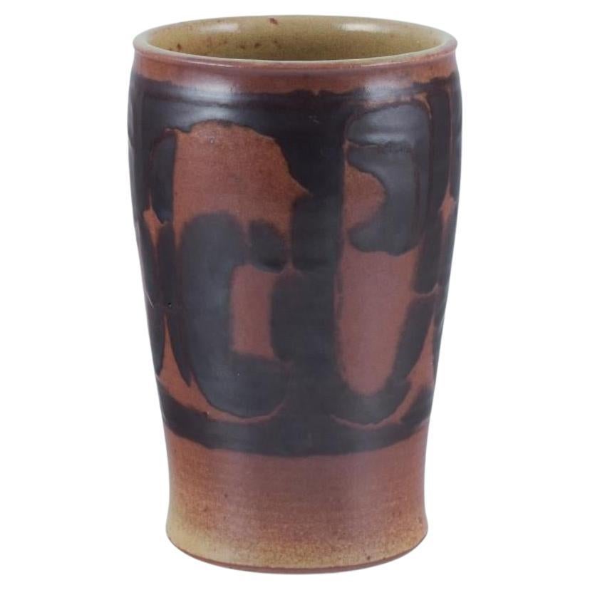 Nils Thorsson pour Royal Copenhagen. Grand vase en céramique unique, années 1930/40