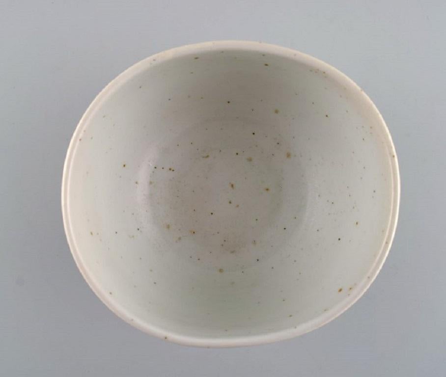 Nils Thorsson for Royal Copenhagen, Rare Bowl in Glazed Faience, 1970s For Sale 1