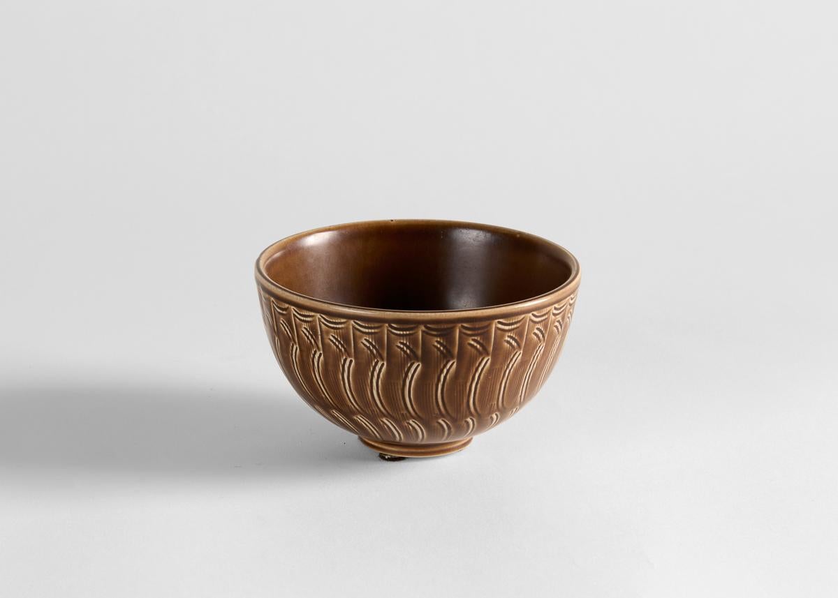 Danois Nils Thorsson pour Royal Copenhagen, Nils Solberg, petit bol, Danemark, vers 1930 en vente