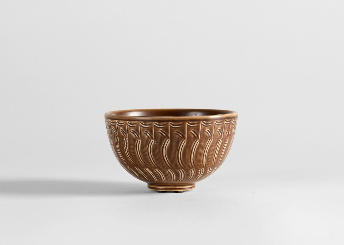 Nils Thorsson pour Royal Copenhagen, Nils Solberg, petit bol, Danemark, vers 1930 Bon état - En vente à New York, NY