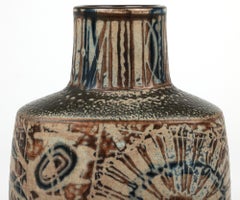 Nils Thorsson, Royal Copenhagen, Baca, Fayence, Kunstkeramik-Vase