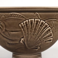 Nils Thorsson Royal Copenhagen Dänische Aluminia Fayence Solberg Vase