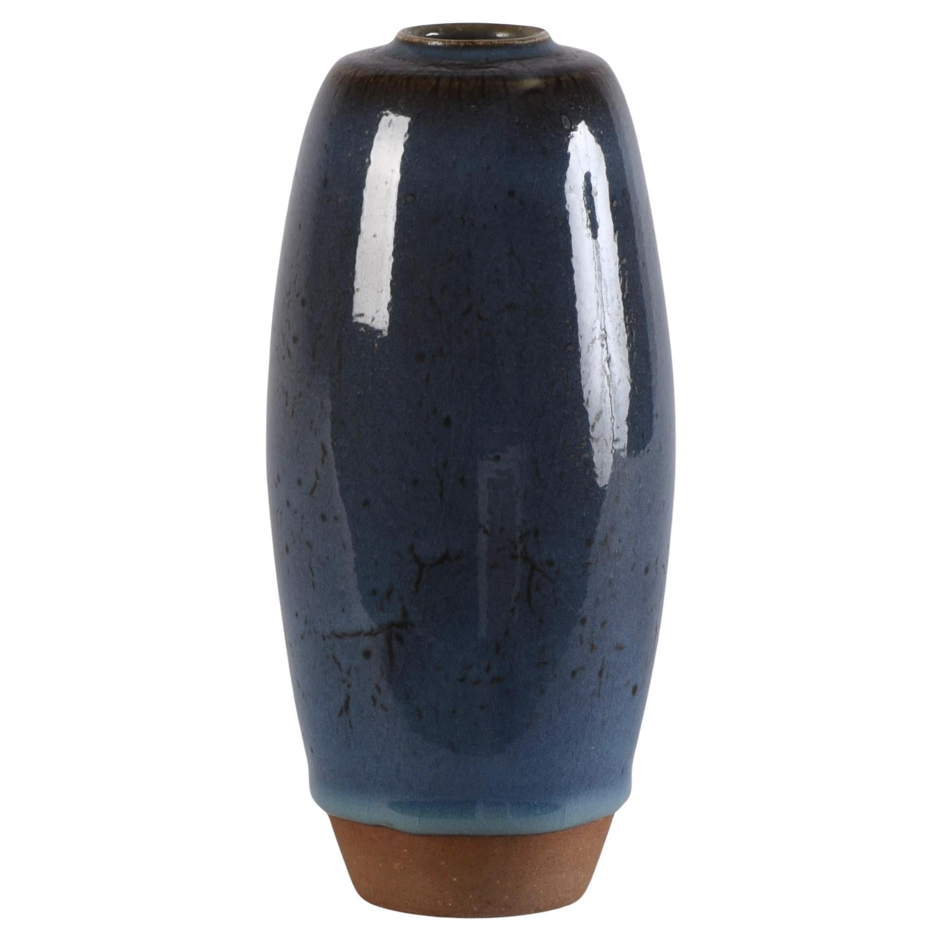 Nils Thorsson Royal Copenhagen Faience Studio Pottery Vase  For Sale