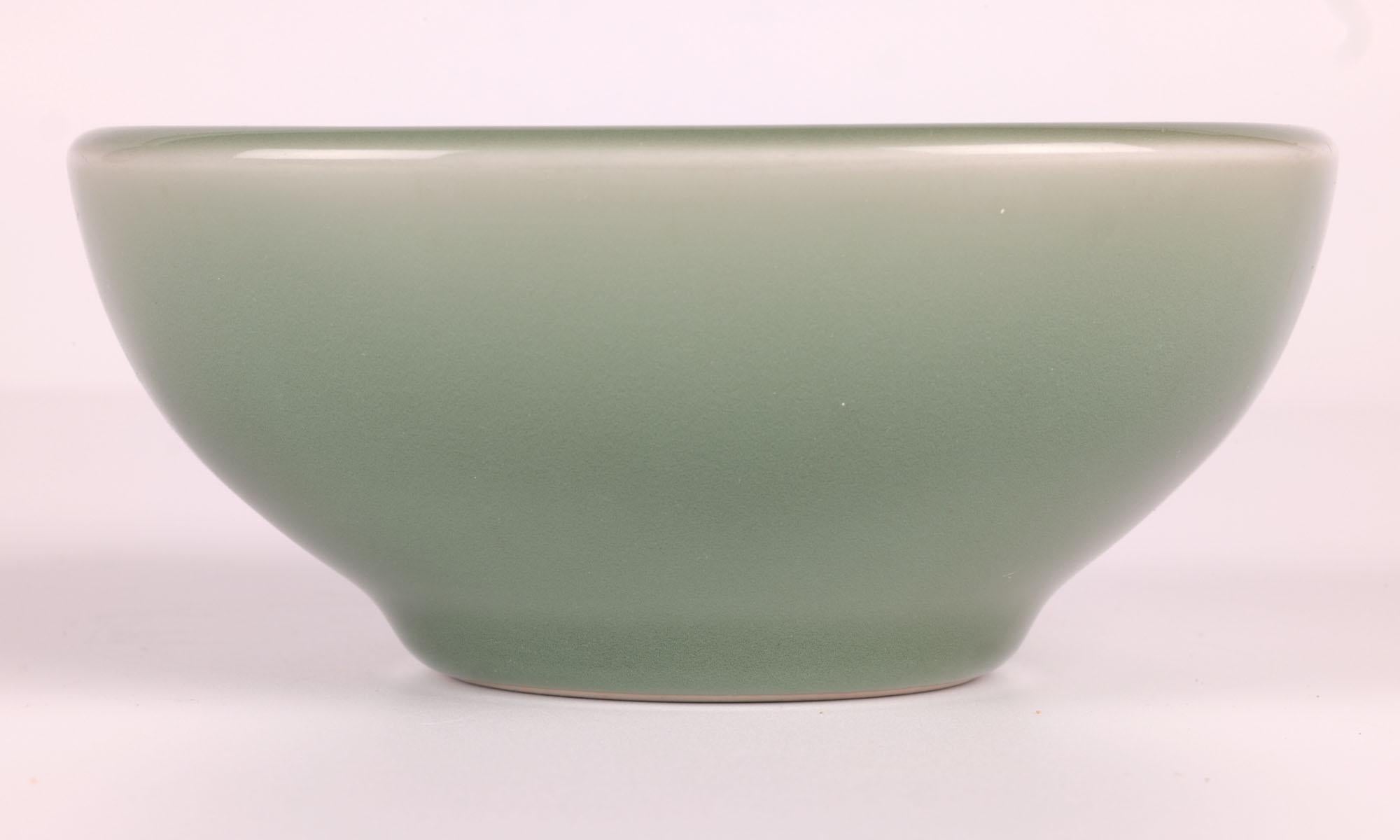 Nils Thorsson Royal Copenhagen Mid-Century Celadon Bowl For Sale 2