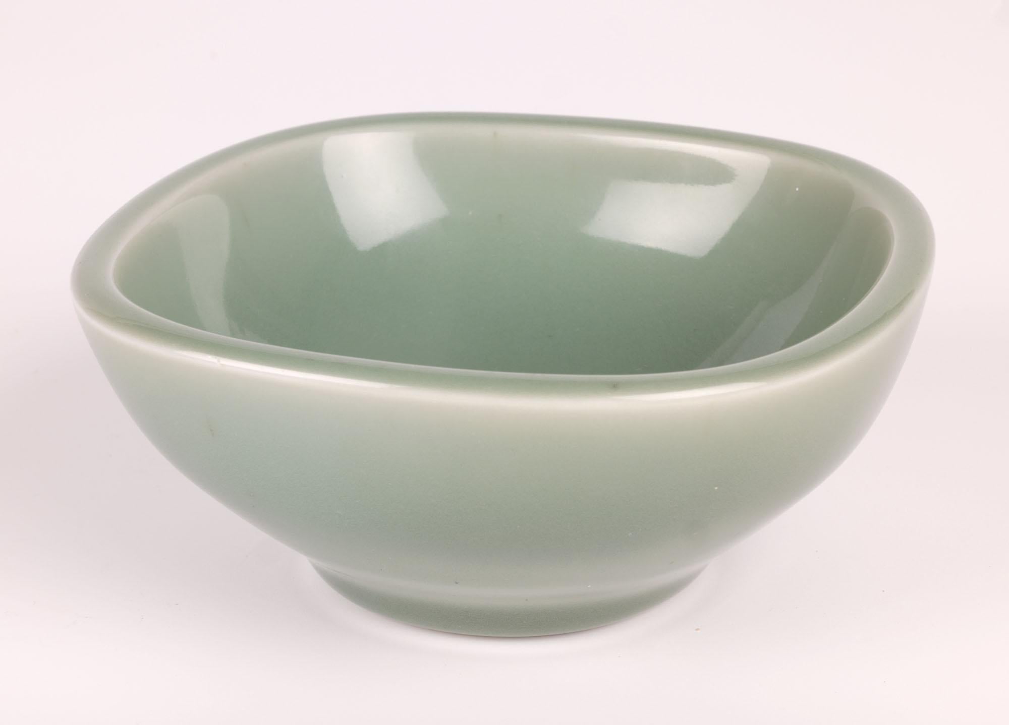Nils Thorsson Royal Copenhagen Mid-Century Celadon Bowl For Sale 5