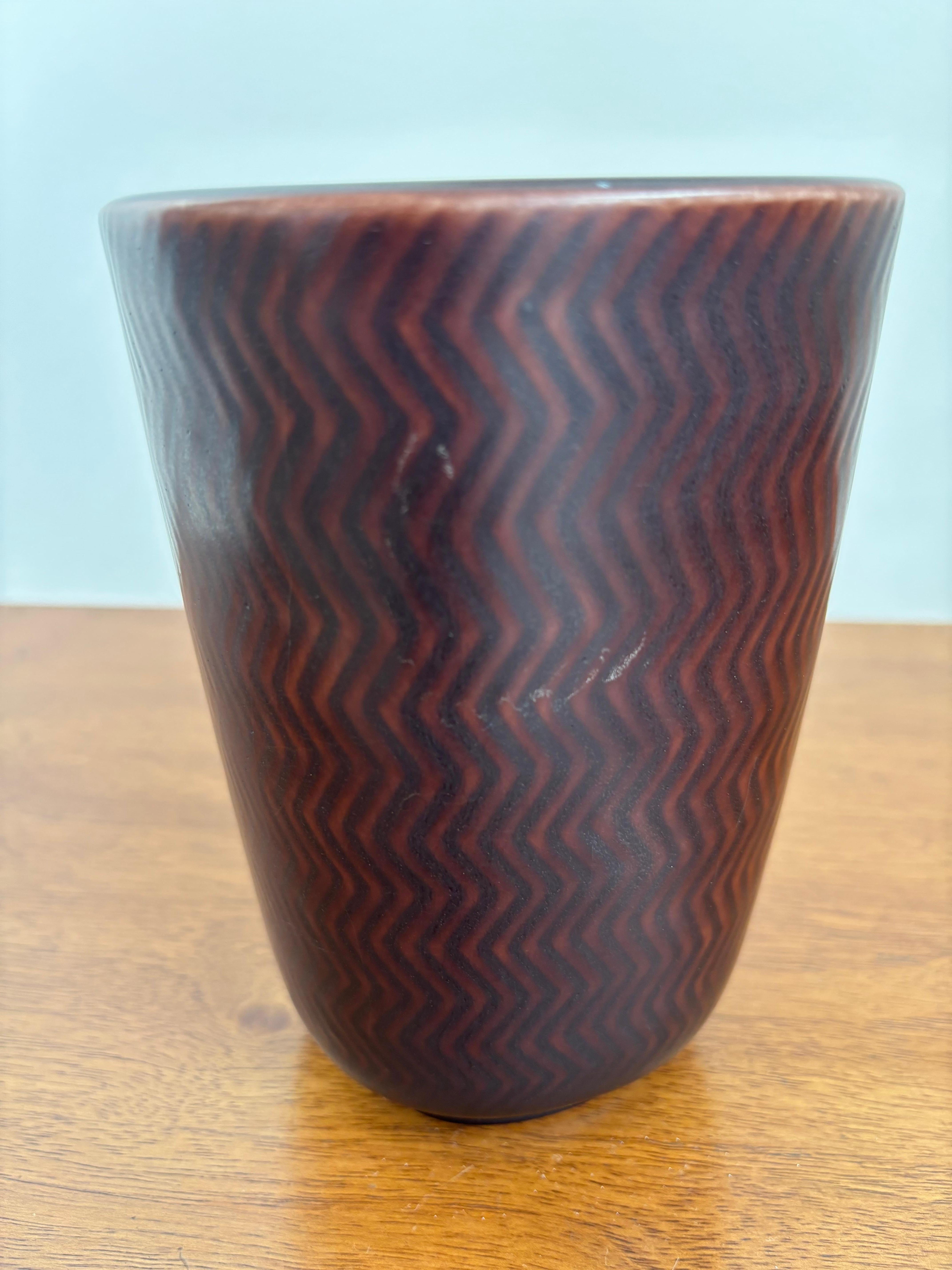 Nils Thorsson Scandinavian Marselis Ceramic Vase for Royal Copenaghen, 1950s For Sale 1