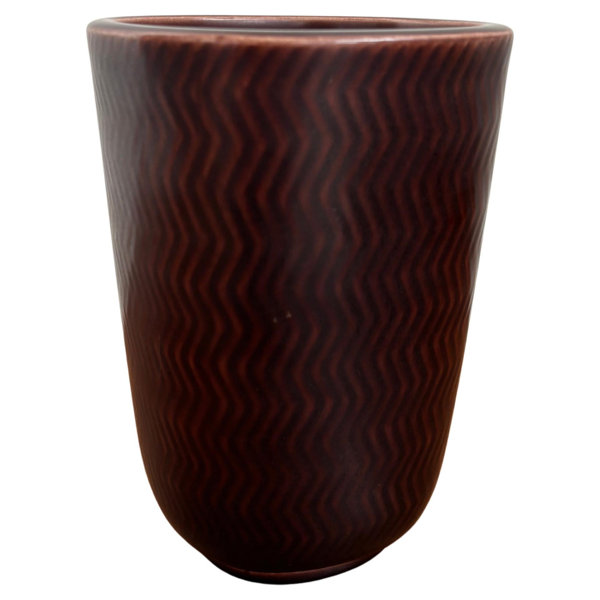 Vase en céramique scandinave Marselis de Nils Thorsson pour Royal Copenaghen, années 1950