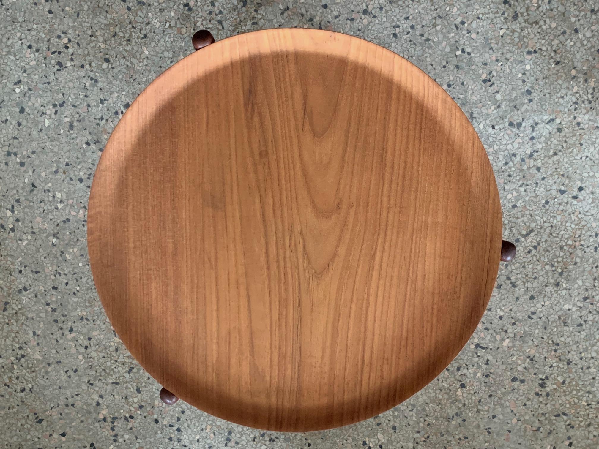 Mid-20th Century Nils Trautner Teak Folding Table Swedish Campaign Style