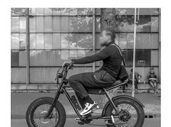 Contemporary Amsterdam cyclist project stencil street art pop Dutch cruiser