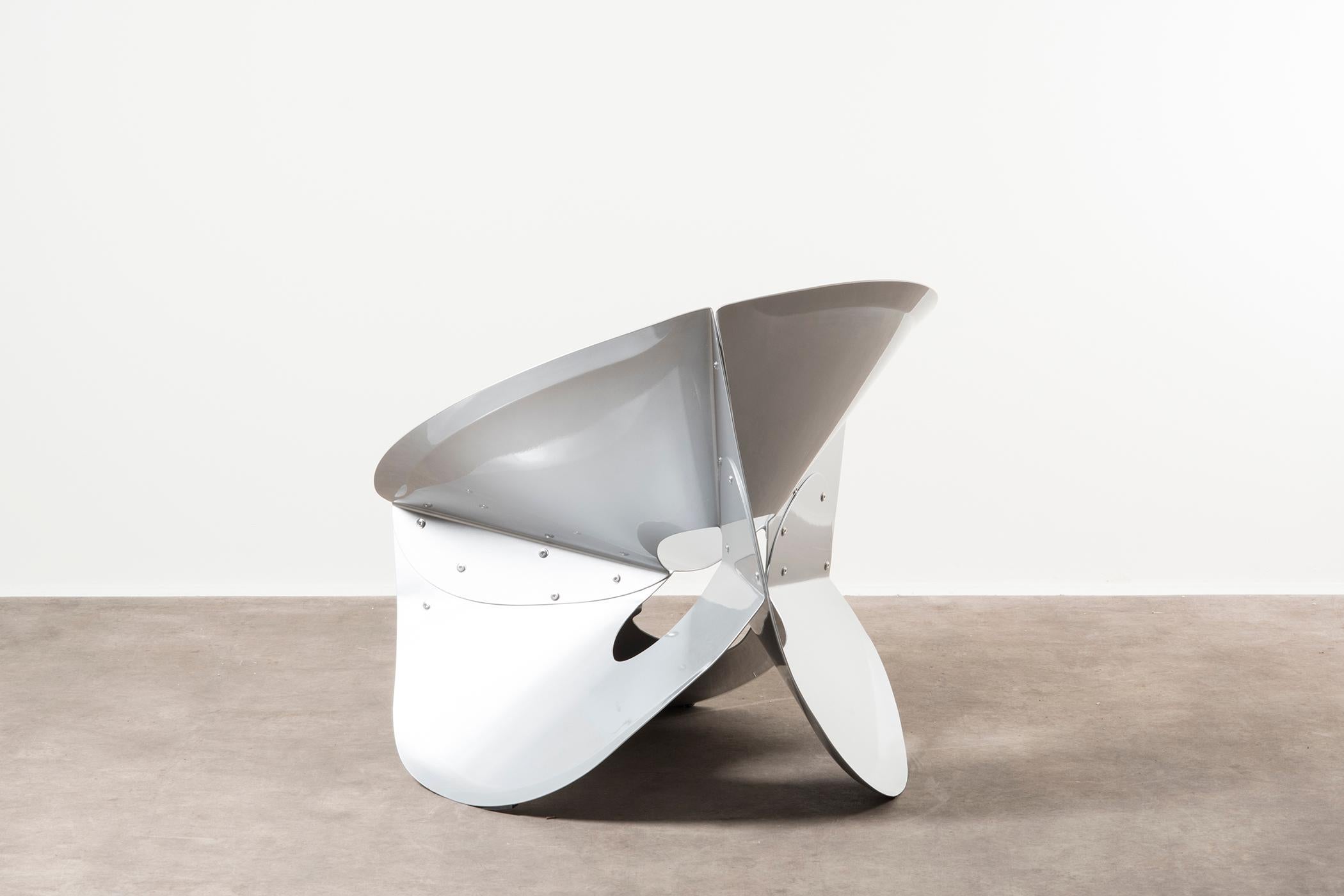 Moderne Chaise Swirl de Michael Schoner en vente