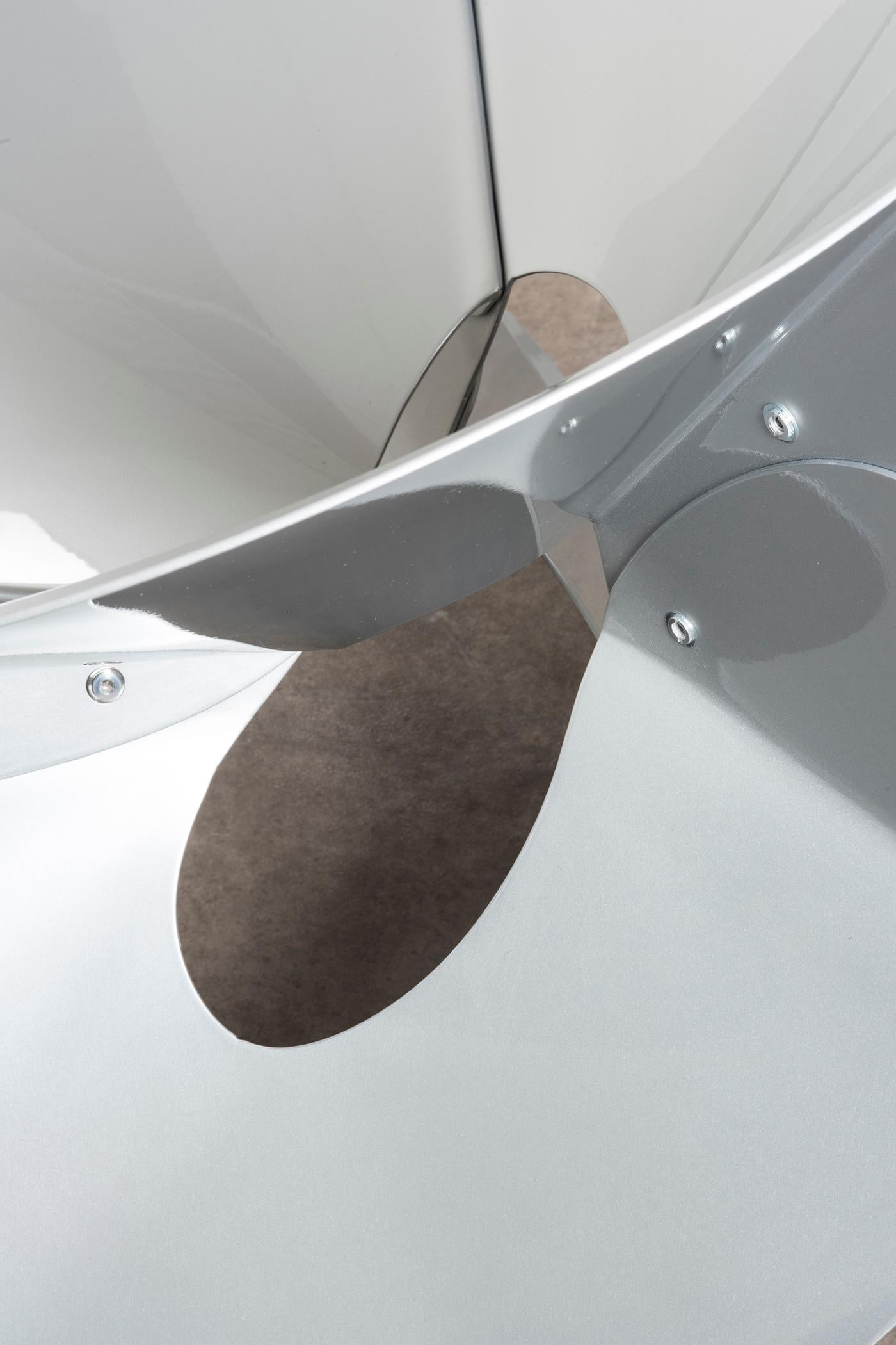 Powder-Coated Chair Swirl by Michael Schoner