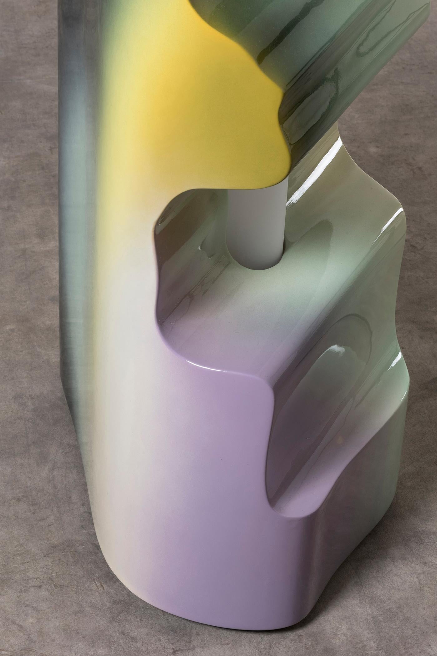 Polystyrene Floor Lamp Guise in Multi by Odd Matter For Sale
