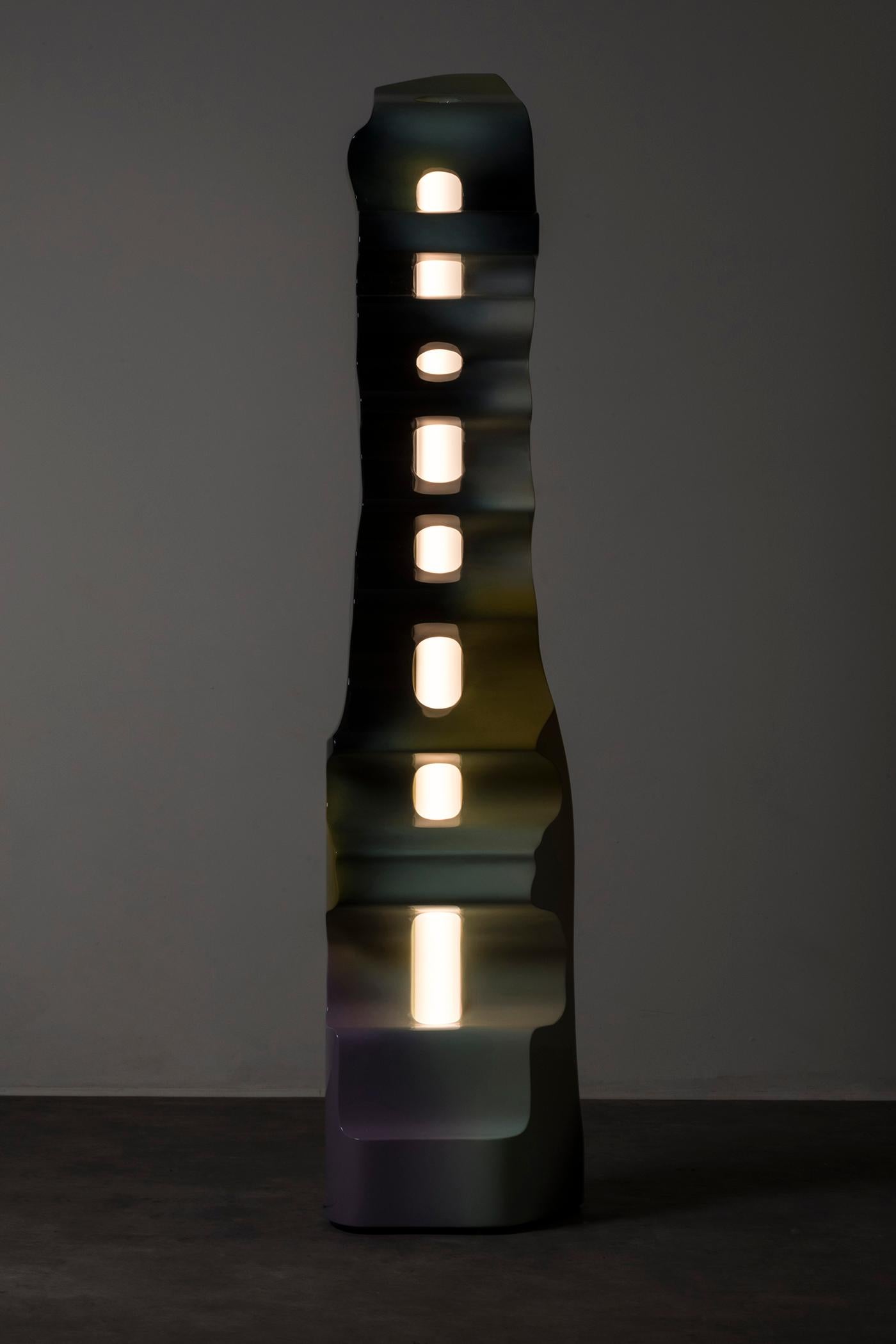 Modern Floor Lamp Guise in Multi by Odd Matter For Sale