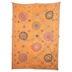 Nim Suzani from Uzbekistan, Central Asia, Mid-20th Century