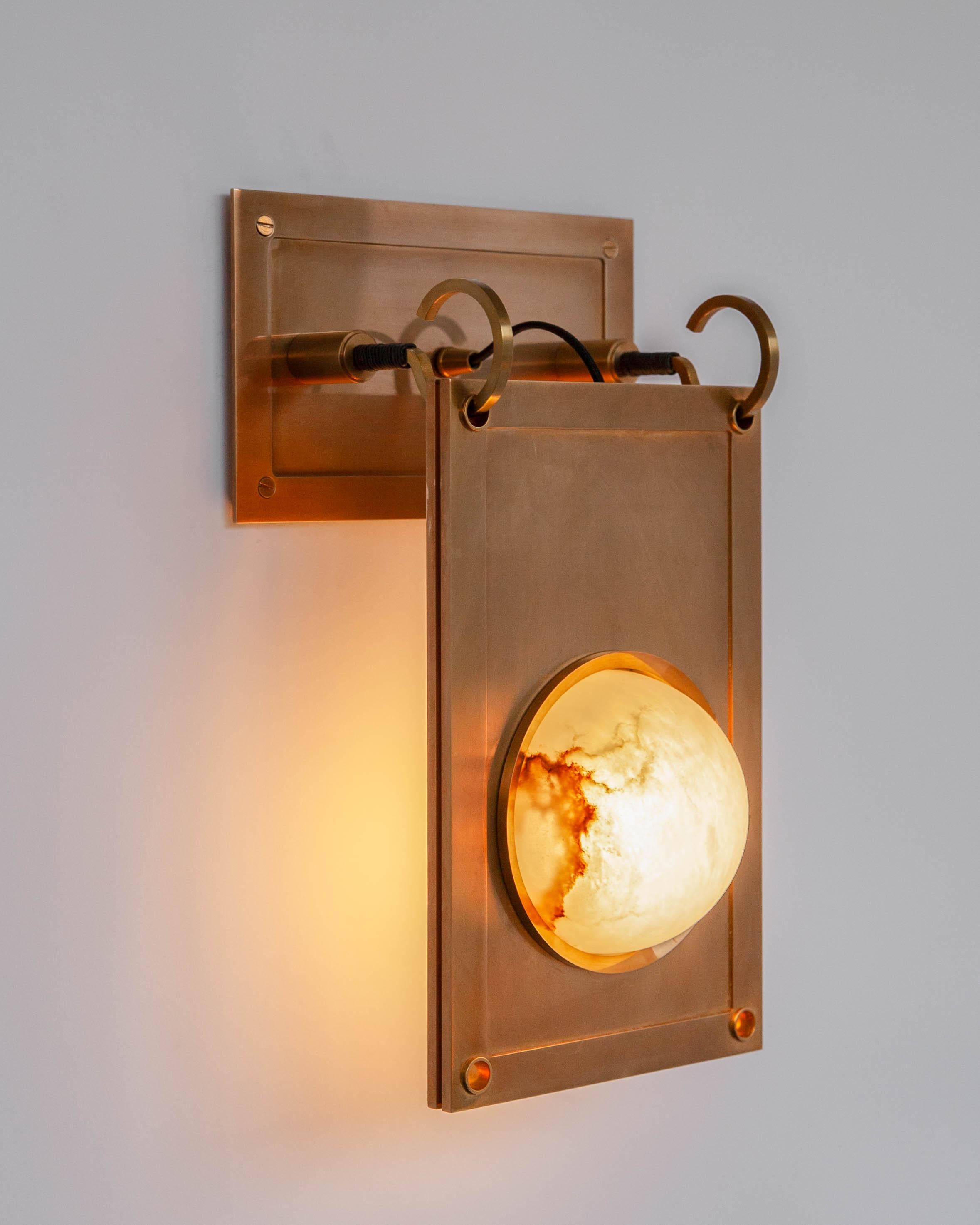 American Nima Sconce by M.Fisher x Remains Lighting Co. For Sale