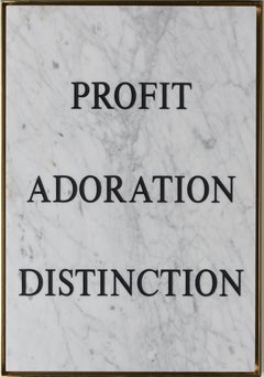 "Profit Adoration Distinction, " 2018 by Nimai Kesten