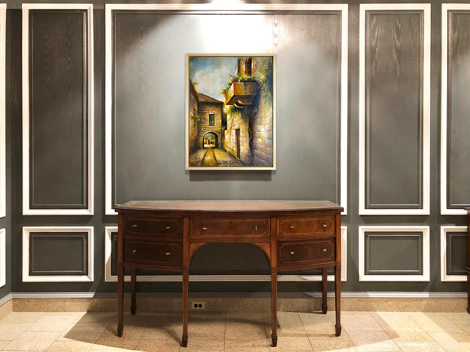 Strada di Aleppo Vecchia n. 6 - Painting Surrealismo di Nimat Badawi