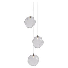 Nimbus 3, Blown Glass Pendant Bedside Chandelier by Shakuff