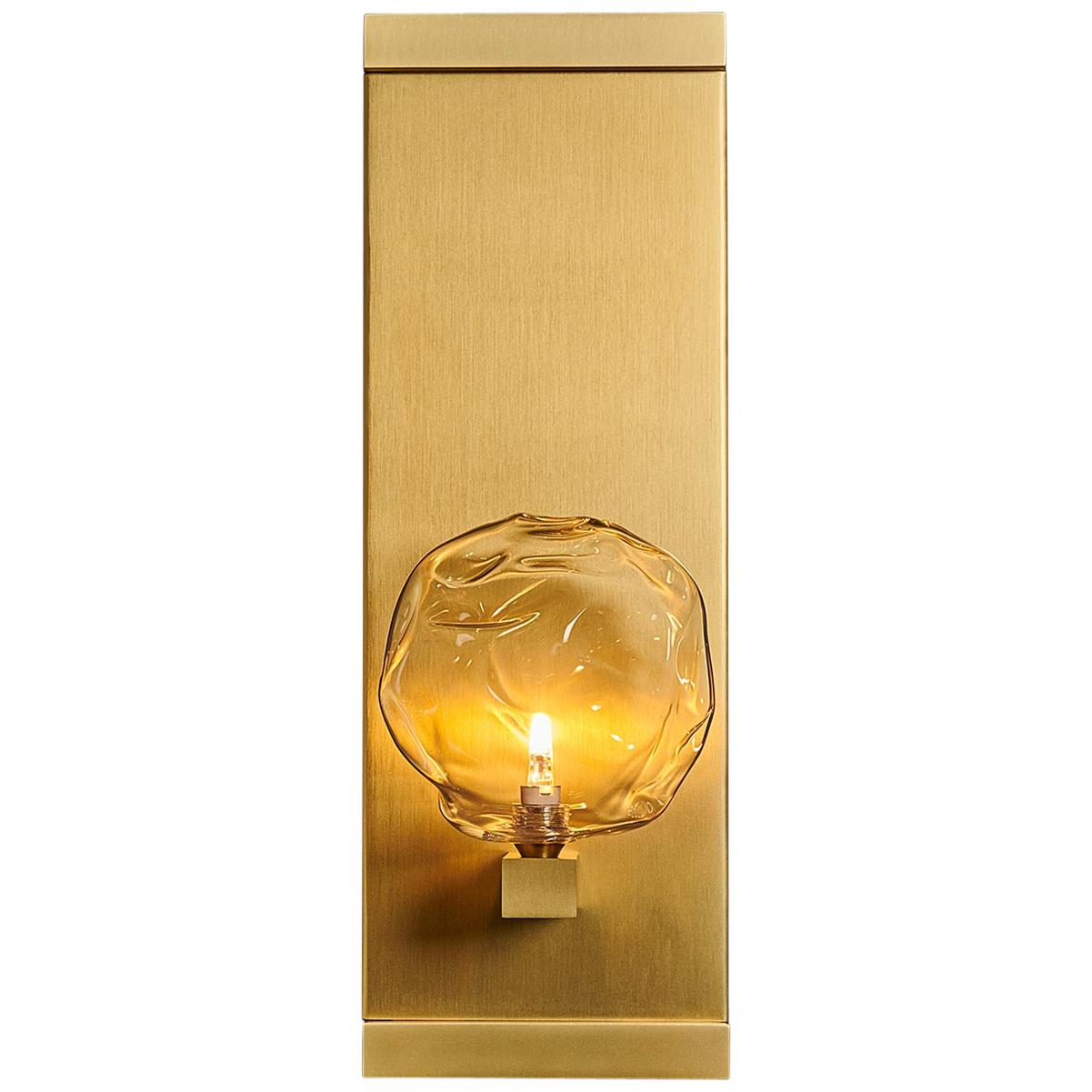 Nimbus Blown Glass Luxe Sconce by Shakuff For Sale