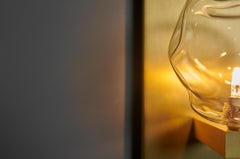 Nimbus, applique in vetro soffiato Lux per corridoi o ingressi, di Shakuff