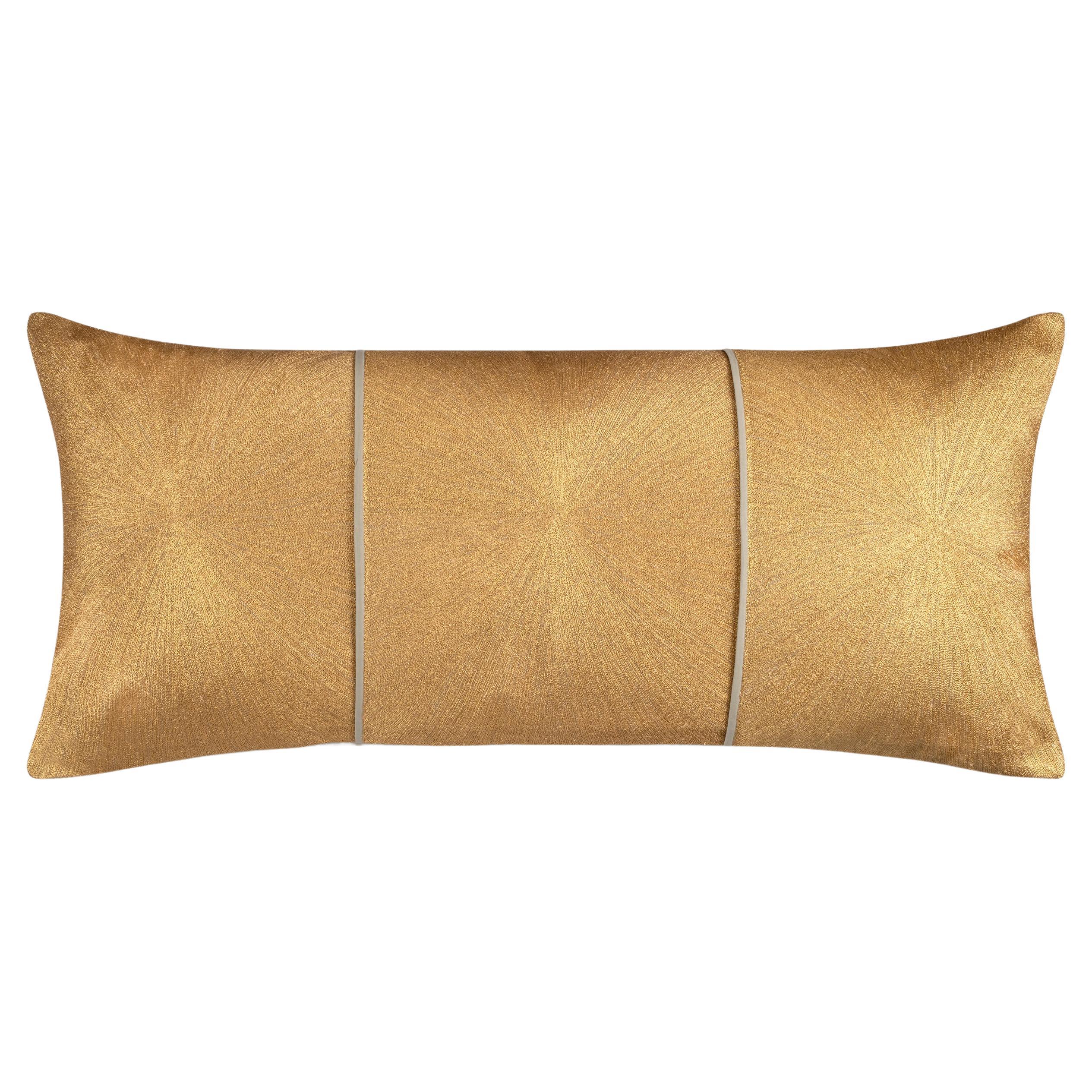 Nimbus Lumbar Pillow, Light Brown Linen
