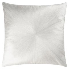 Nim Pillow, Aqua Silver Linen