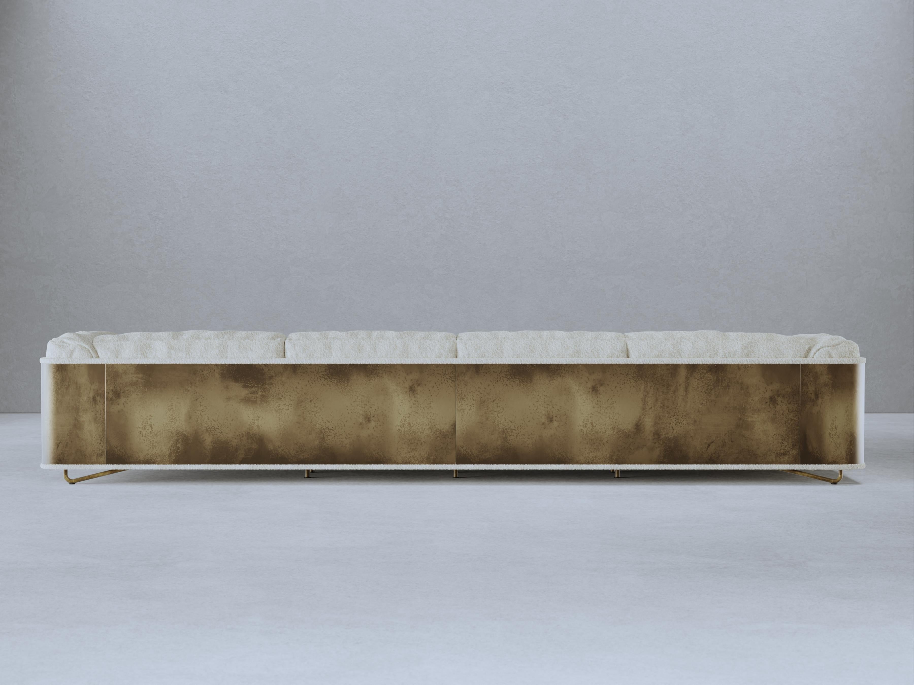 Nimbus Saint Germain Sofa by Gio Pagani In New Condition For Sale In Geneve, CH