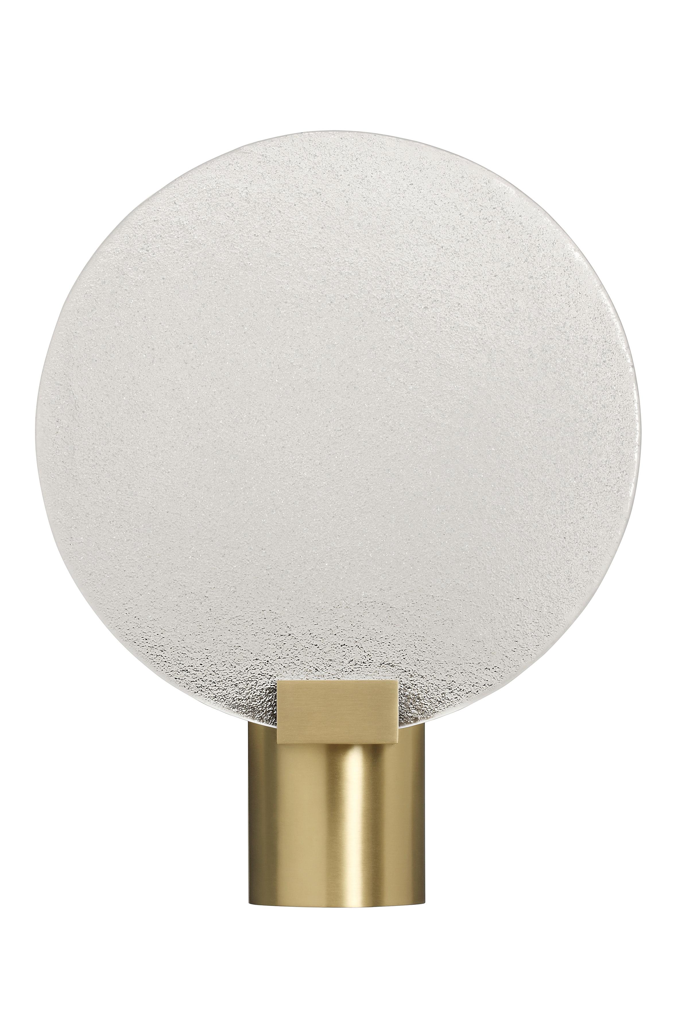 Nimbus wall-mount lamp by CTO Lighting
Materials: satin brass with handmade glass
Also available in bronze with handmade glass
Dimensions: H 32 x W 25 cm 

All our lamps can be wired according to each country. If sold to the USA it will be